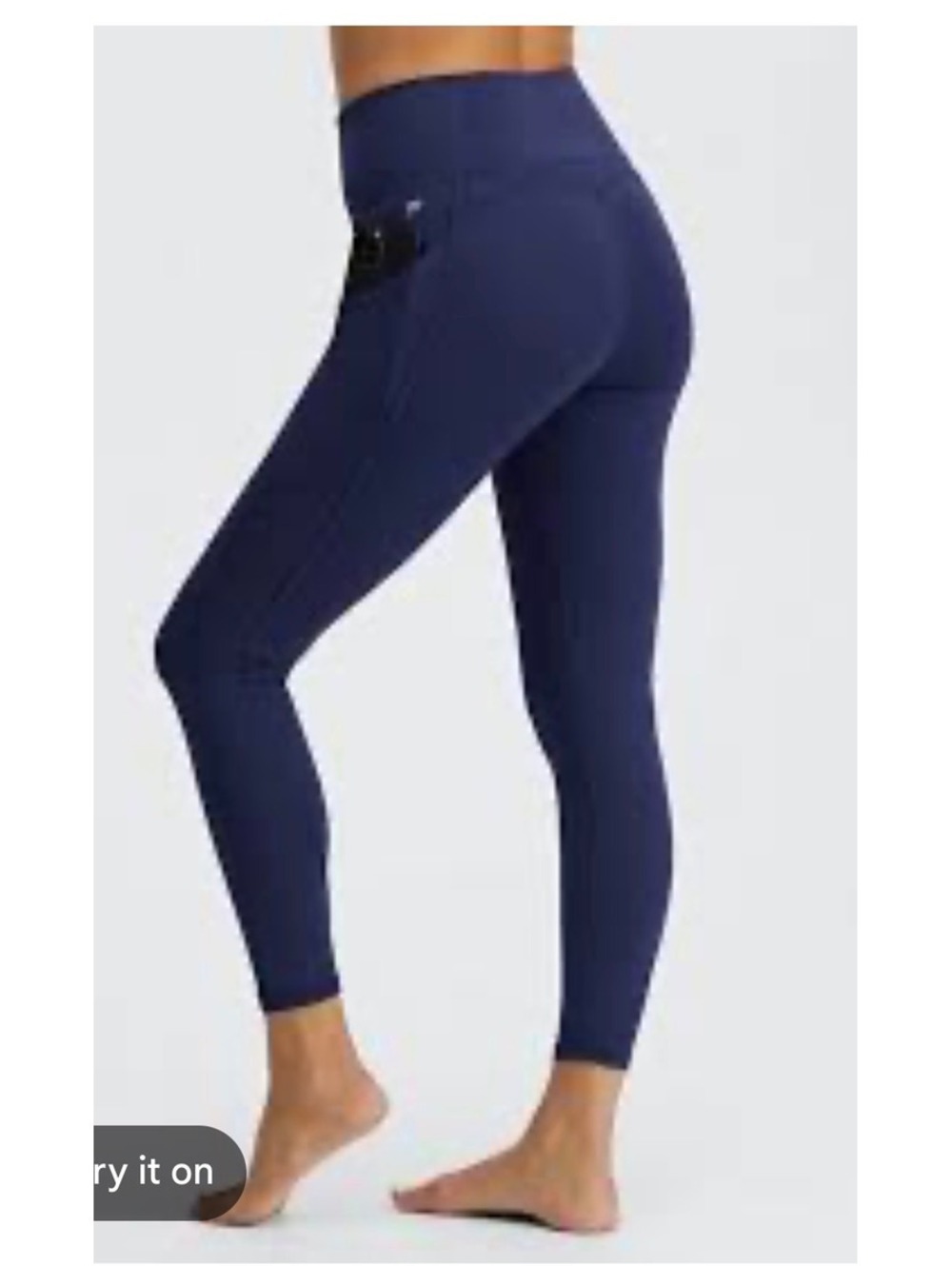 Fabletics PureLux Navy 7/8 Leggings Women’s Size XL